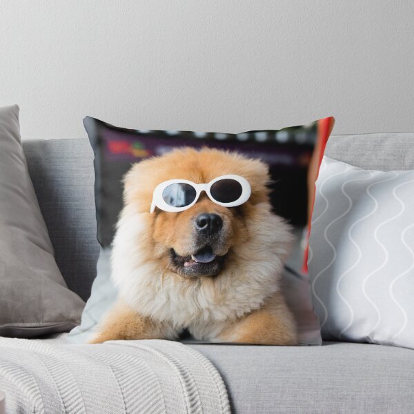 Item preview, Happy funny chowchow with shades designed and sold by DelightfulArts.
