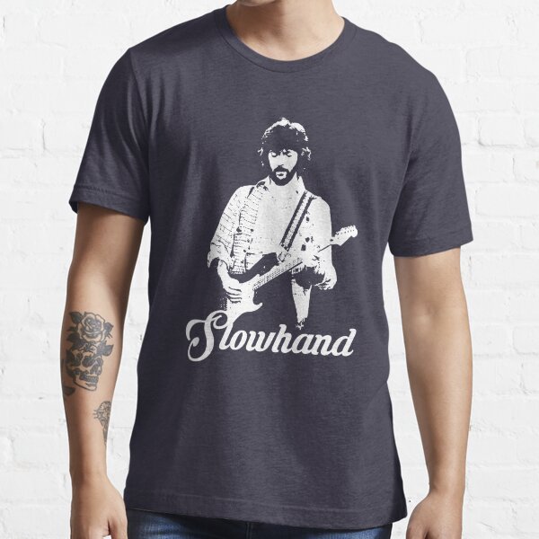 Eric Clapton - Slowhand - White Stencil Essential T-Shirt