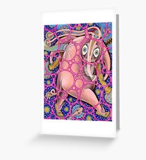 Walking in The Night Greeting Card