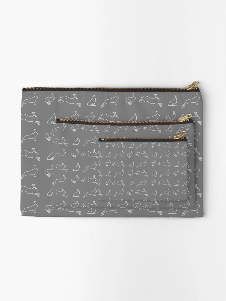 Thumbnail 2 of 4, Zipper Pouch, Run Rabbit, run Rabbit, run run run.... designed and sold by natgrose.