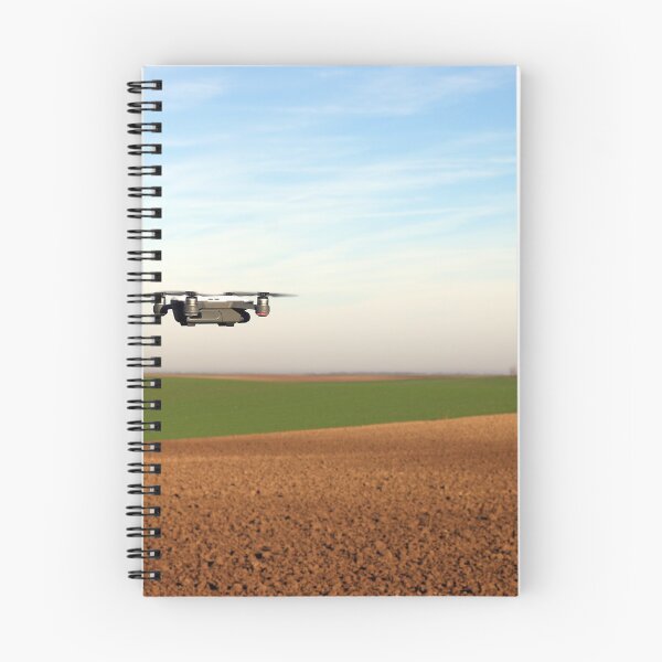 Item preview, The drone is flying over the plowed field designed and sold by goceris.