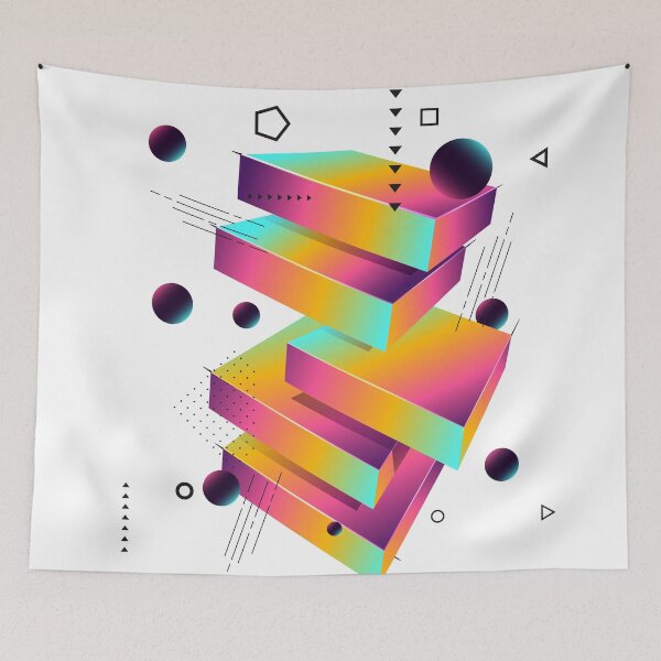 Item preview, Geometric 3d abstract art  designed and sold by paulo silveira.