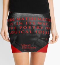 Minifalda Citas de: Albert Einstein sobre poesía - Póster, camiseta, adhesivo y regalos