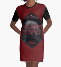 Vestido camiseta Citas de: Albert Einstein sobre poesía - Póster, camiseta, adhesivo y regalos
