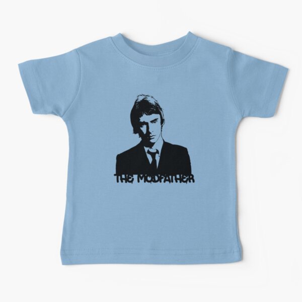 Paul Weller - The Modfather - Black Stencil Baby T-Shirt