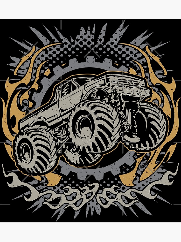 Monster Truck Tribal Grunge