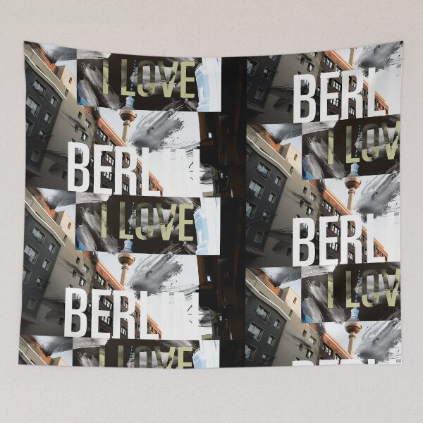 Item preview, I love Berlin, TV tower, collage - gift designed and sold by fritzlang.