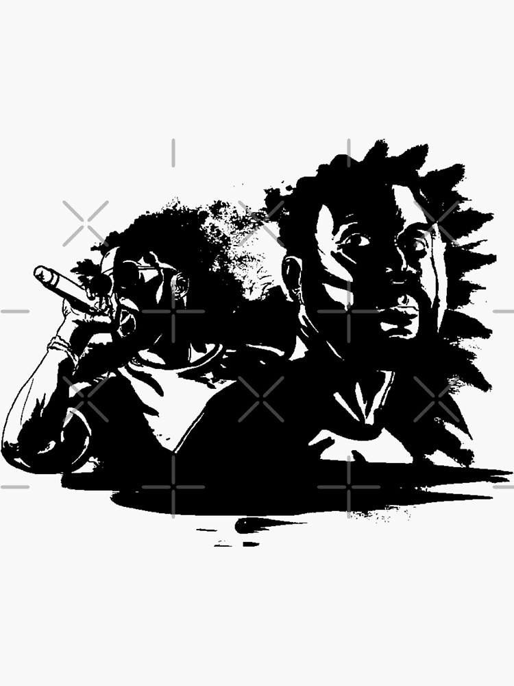 "DAMSO" Sticker by EddarGalery | Redbubble