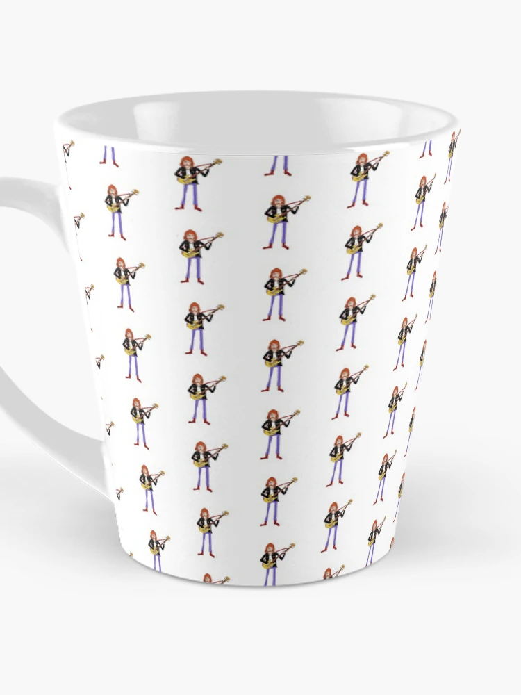 Imagen 3 de 4, Taza de café con la obra Lemmy Rocking, diseñada y vendida por Ronsmonkeys.