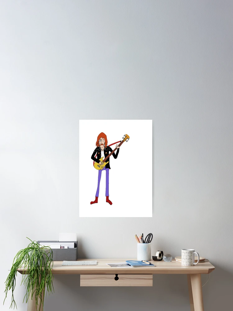 Imagen 2 de 3, Póster con la obra Lemmy Rocking, diseñada y vendida por Ronsmonkeys.
