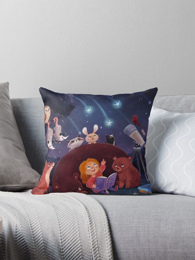 Item preview, Throw Pillow designed and sold by Jessiedrawz.