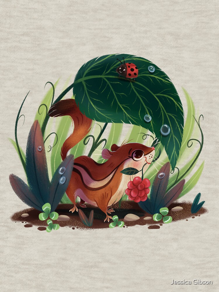 Thumbnail 7 of 7, Classic T-Shirt, Chipmunk designed and sold by Jessiedrawz.