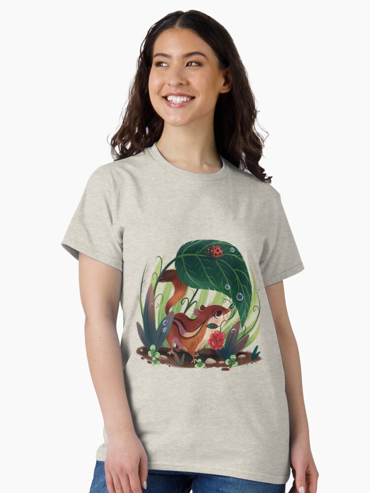 Thumbnail 2 of 7, Classic T-Shirt, Chipmunk designed and sold by Jessiedrawz.