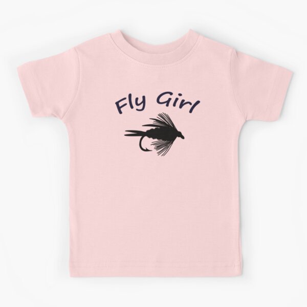 Simply Fly - Fly Fishing T-shirt Kids T-Shirt for Sale by Marcia Rubin