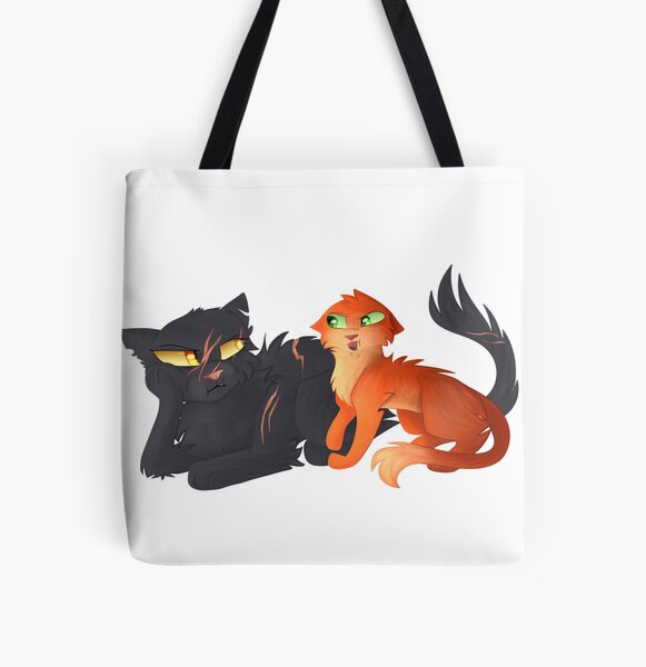 Croc Jaune et Nuage de Feu Tote bag doublé