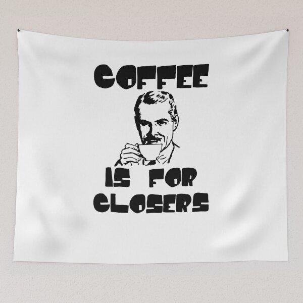 Aperçu de l'œuvre Le café est pour les proches créée et vendue par obviouslogic.