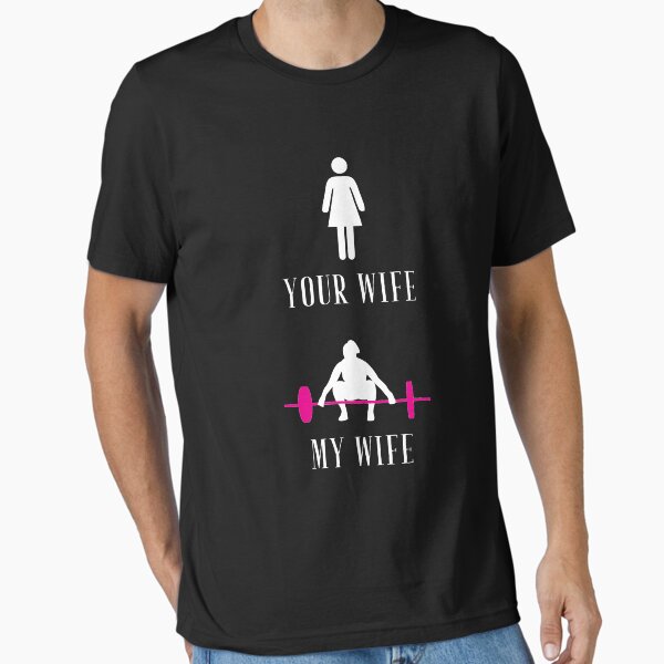 Item preview, Your Wife My Wife - fitness lover designed and sold by Captain Mood.