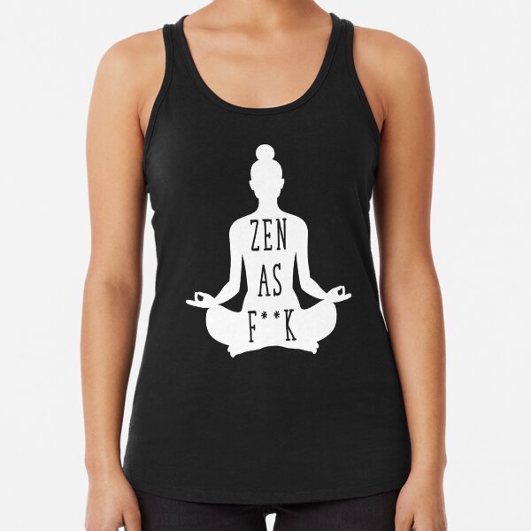 Fuck Yoga Racerback Tank Tops