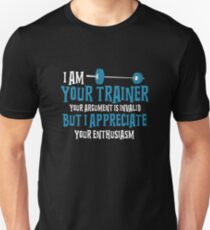 Personal Trainer Gifts: I Am Your Trainer Slim Fit T-Shirt