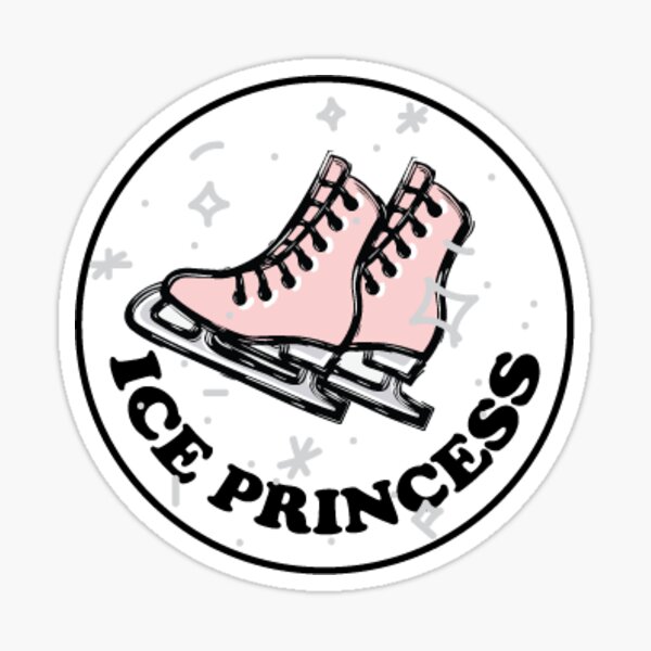 ice princess badge Sticker