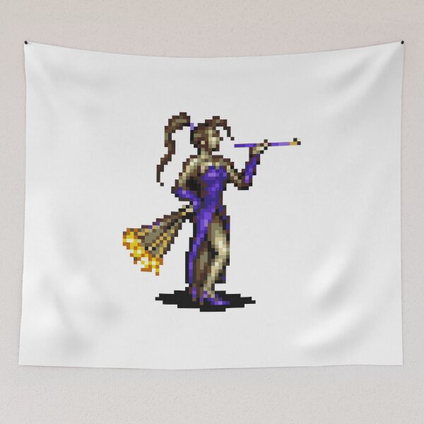 Item preview, 16-Bit Blue Dancer  designed and sold by PixelArtStore.