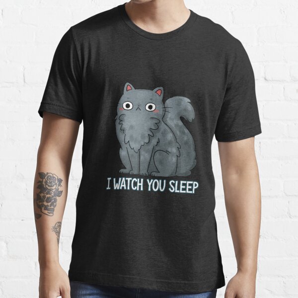 Creepy Cat - That watches you sleep  Essential T-Shirt