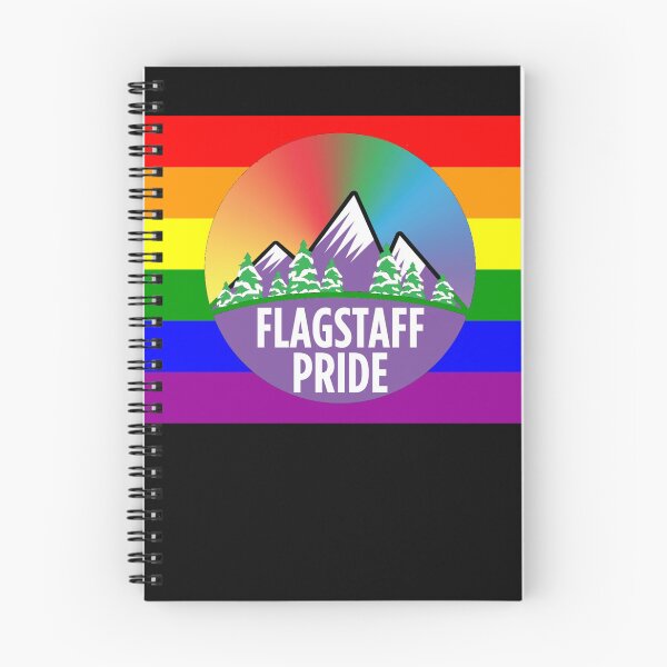 Item preview, Flagstaff Gay Pride Shirt - Flagstaff LGBT Rainbow Flag Shirt - Flagstaff Arizona Gay Pride designed and sold by Galvanized.