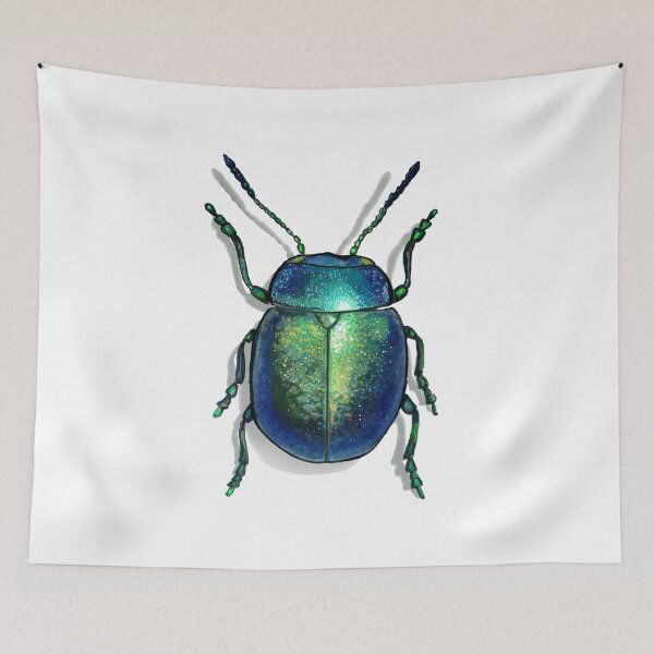Item preview, blue beetle designed and sold by rossdecoart.