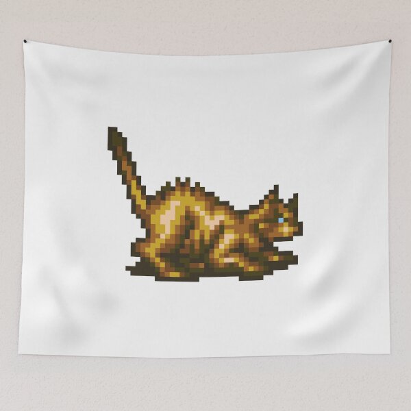Artikelvorschau, 16-Bit Angry Cat entworfen und verkauft von PixelArtStore.