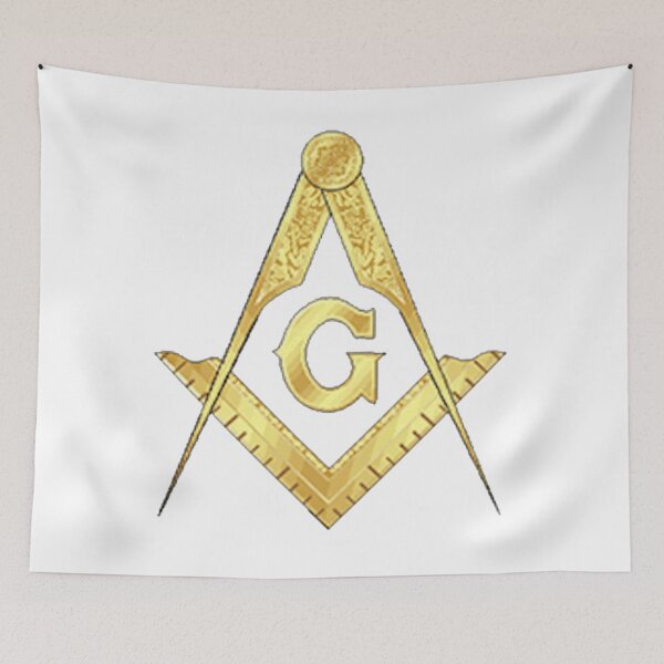 Item preview, Golden Freemasonry logo designed and sold by shirtdesigns1.