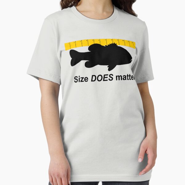 Item preview, Size does matter - fishing T-shirt designed and sold by Marcia Rubin.