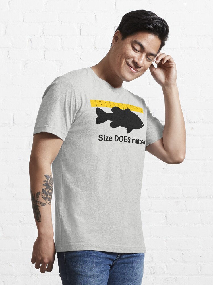 Size does matter - fishing T-shirt | Essential T-Shirt