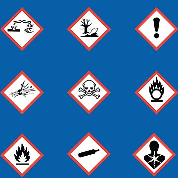 Artwork thumbnail, Chemical Hazard Symbols by LevonSan