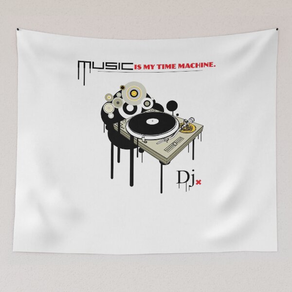 Item preview, Music is my time mashine machine time machine designed and sold by NixBob.