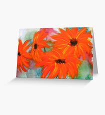 Tropic Flowers Greeting Card