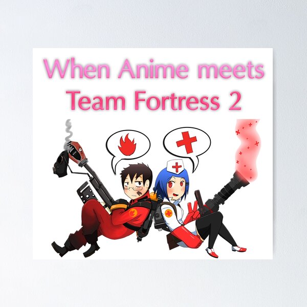 Anime team fortress, fortress, gun, anime, team, HD wallpaper | Peakpx