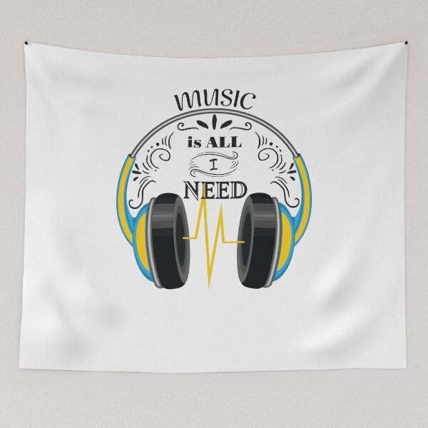 Item preview, Music is all I need - music is everything I need designed and sold by NixBob.