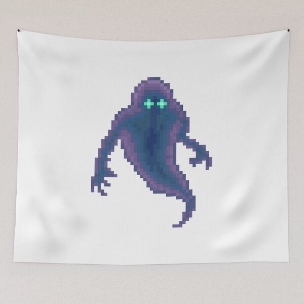 Item preview, Fantasma púrpura de 16 bits designed and sold by PixelArtStore.
