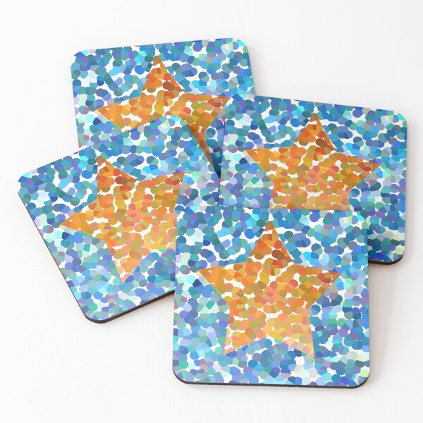 Item preview, I am dotty about this Yellow Star on Aqua designed and sold by ellenhenry.