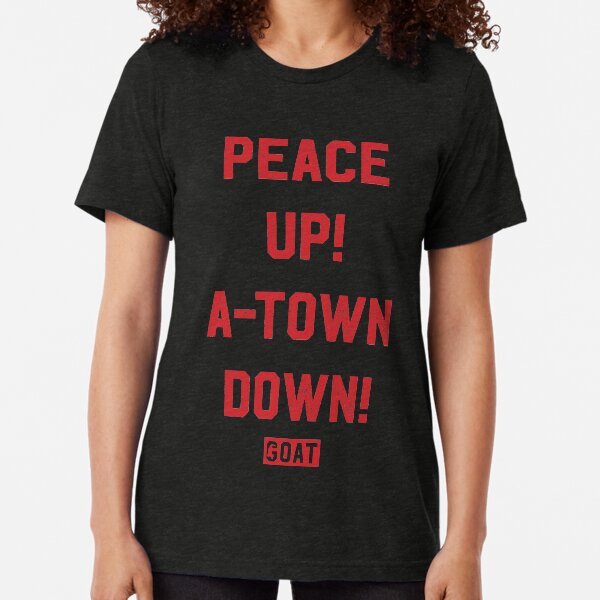 Peace Up A-Town Down Tri-blend T-Shirt
