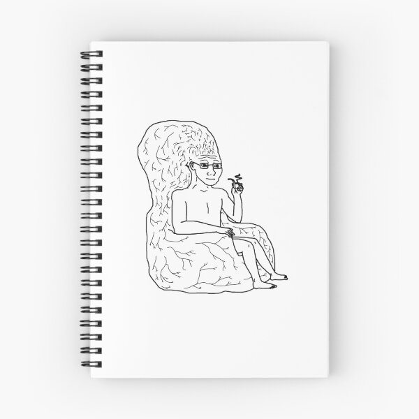 Item preview, Wojak on the Brain Throne designed and sold by muwumbe.