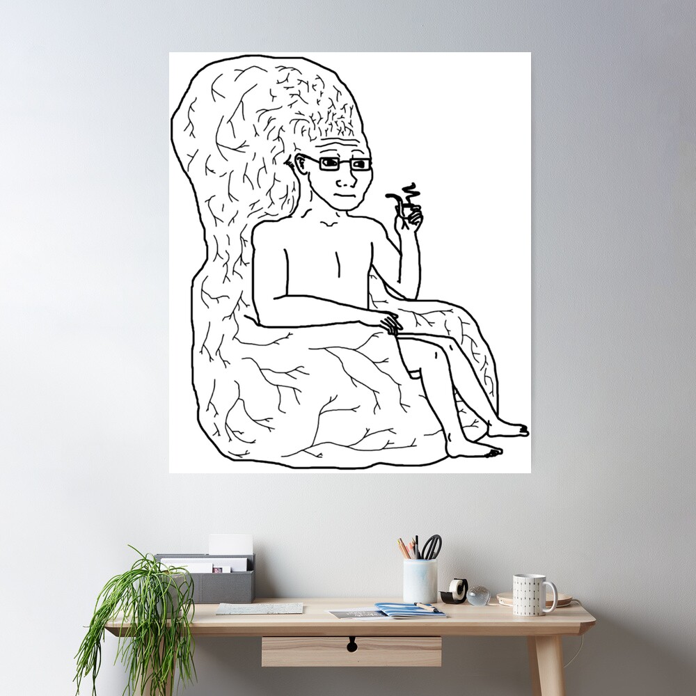 Wojak on the Brain Throne