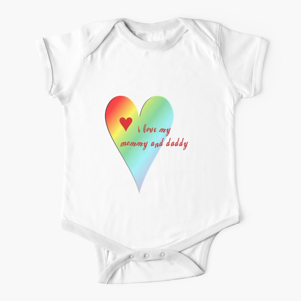 i love mommy and daddy baby clothes