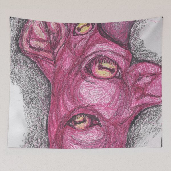 Item preview, nightmare goat designed and sold by BEcause ART.