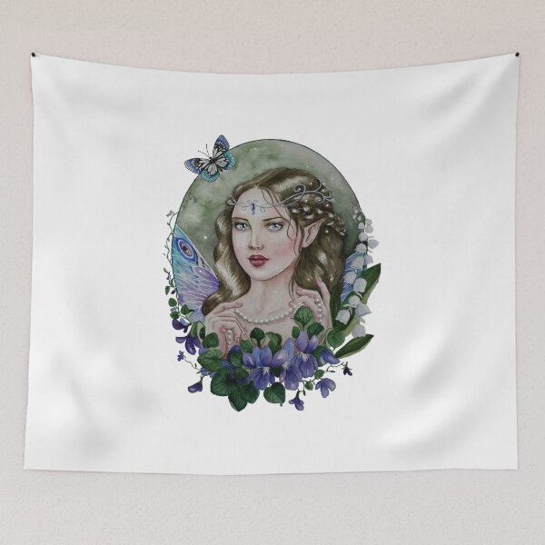 Item preview, Violet lily of the valley fairy faerie designed and sold by Gabriella  Szabo.