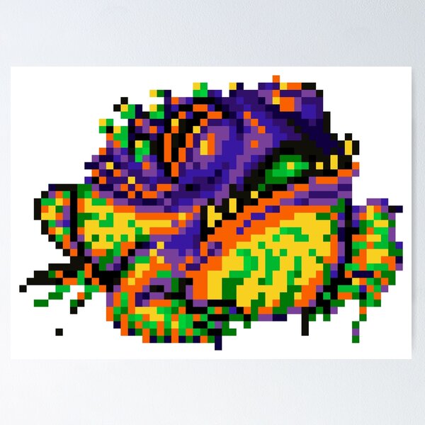 Item preview, Rana fea del arco iris de 16 bits designed and sold by PixelArtStore.