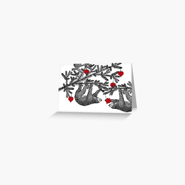 Valentine's Day Sloths, You're Slothsome Greeting Card