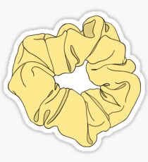 Yellow Scrunchie Sticker