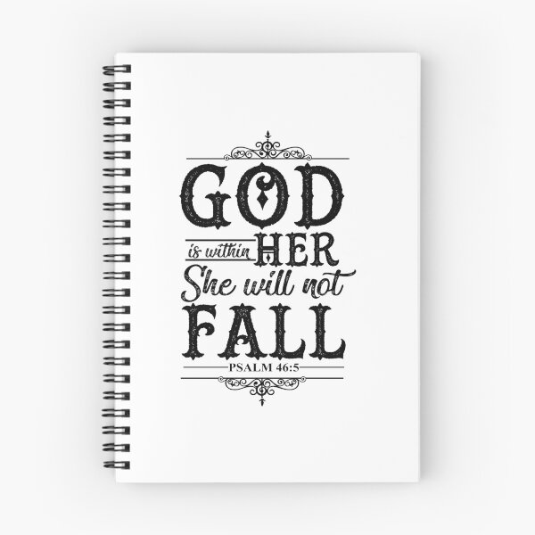 Item preview, God is Within Her She Will Not Fall Psalm Christian designed and sold by hadleydesigns.