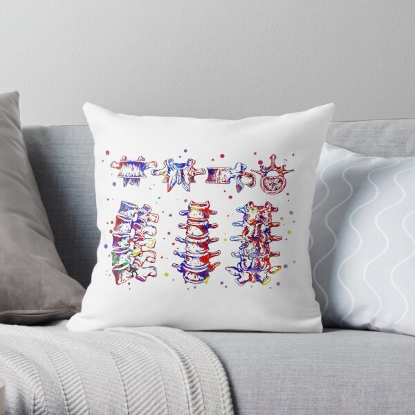 Degenerative Disc Disease, Mri Throw Pillow